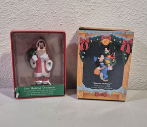 Vintage Goofy Christmas ornaments