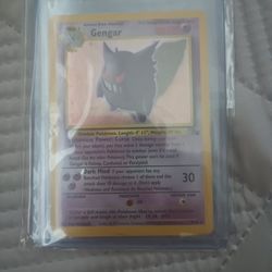 Holographic Gengar Pokemon Cards