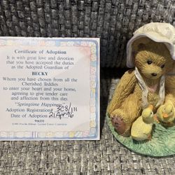 Cherished Teddies Becky “Springtime Happiness” Figurine #916331