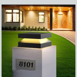 Outdoor Post Lights 20X20 in,Outdoor Column Lights,Outdoor lamp Post,Hard Wired Light,Deck Decorations Outdoor,Modern Post Light for Landscape Garden 