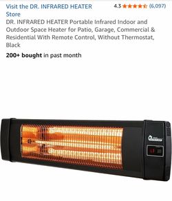 Dr. Infrared Heater Portable Indoor/Outdoor Space Heater