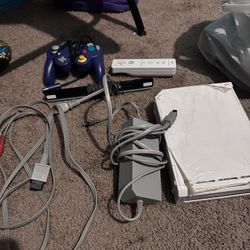 Wii Console With Two Of The Best Games