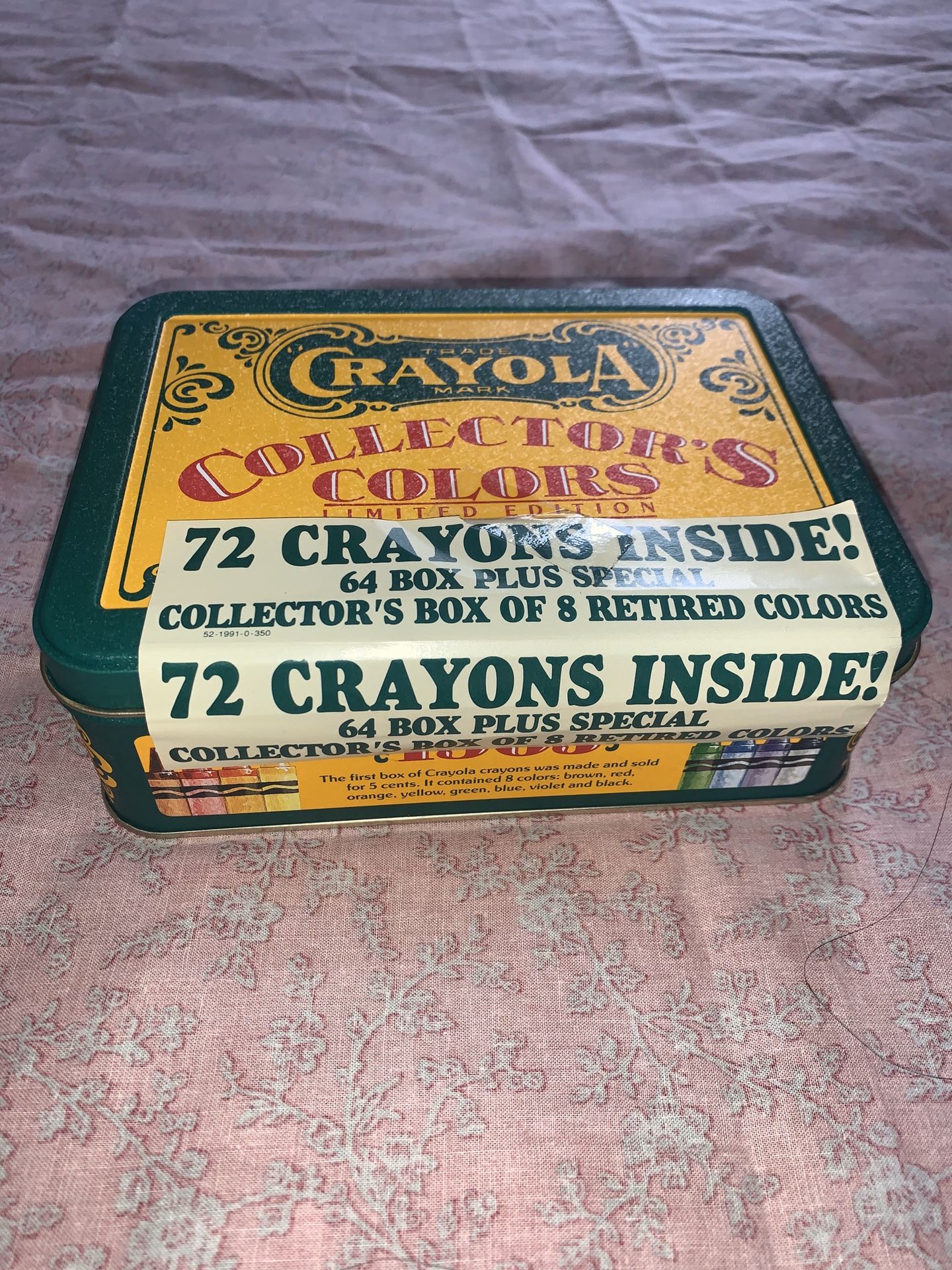 VINTAGE CRAYOLA COLLECTABLE TIN! NOT USED