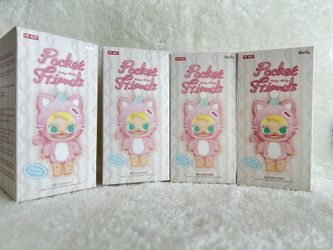 New- Baby Molly Pocket Friends Series- Vinyl Plush Pendant Blind Box