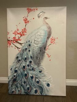Peacock painting