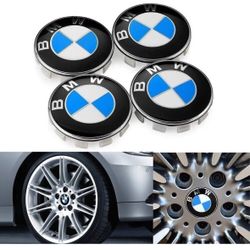 4 Pcs New BMW Wheel Center Caps