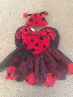Baby girl ladybug costume