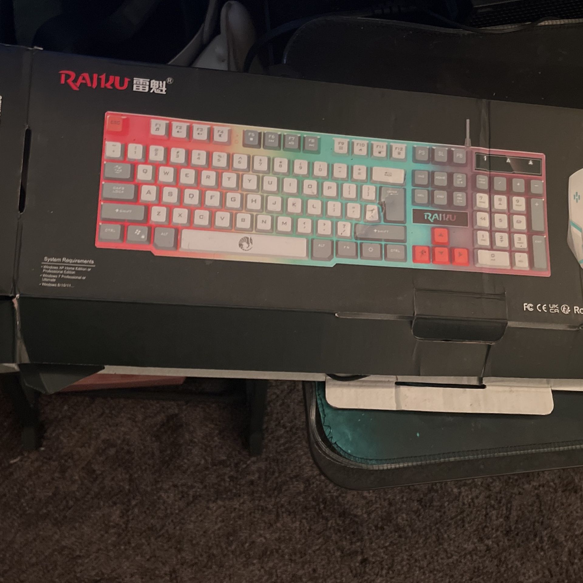100% Keyboard With Mouse Set