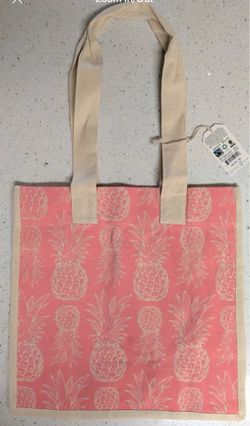 Whole Foods pineapple tote bag
