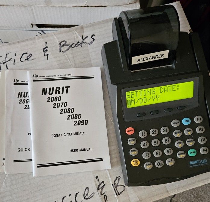 $40 Cash LIP Nurit 2085 Credit Card Terminal.