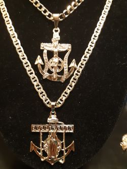 Gold plated 14 k , oro laminado. Cadena para hombre