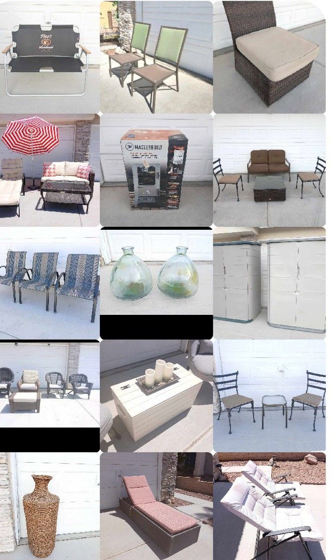 Patio FURNITURE PURGE