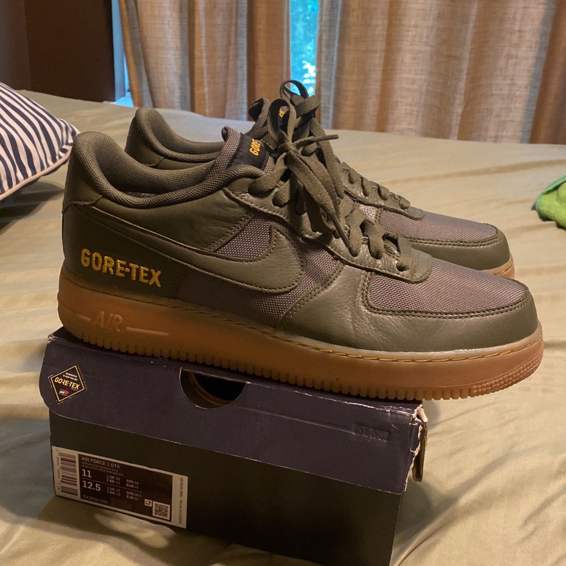 Sepatu Nike Af1 Nike Force Green Suede Olive Green Air Force Green 