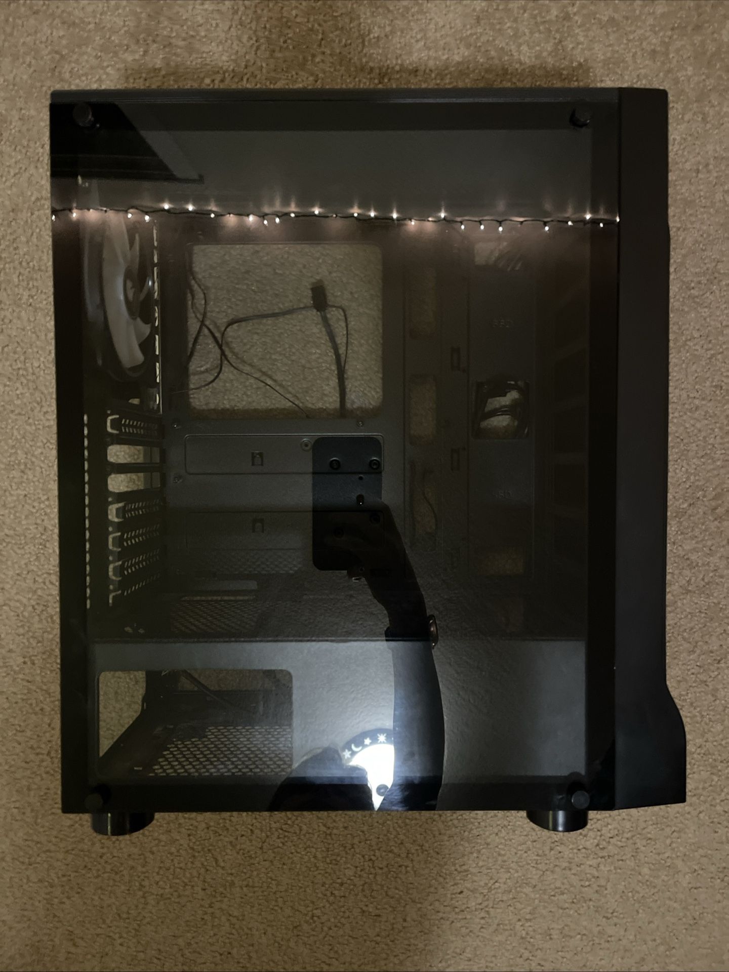 SAMA Tempered Glass ATX Mid Tower PC Gaming Case