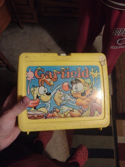 1980s Garfield Lunch Box No Thermos 