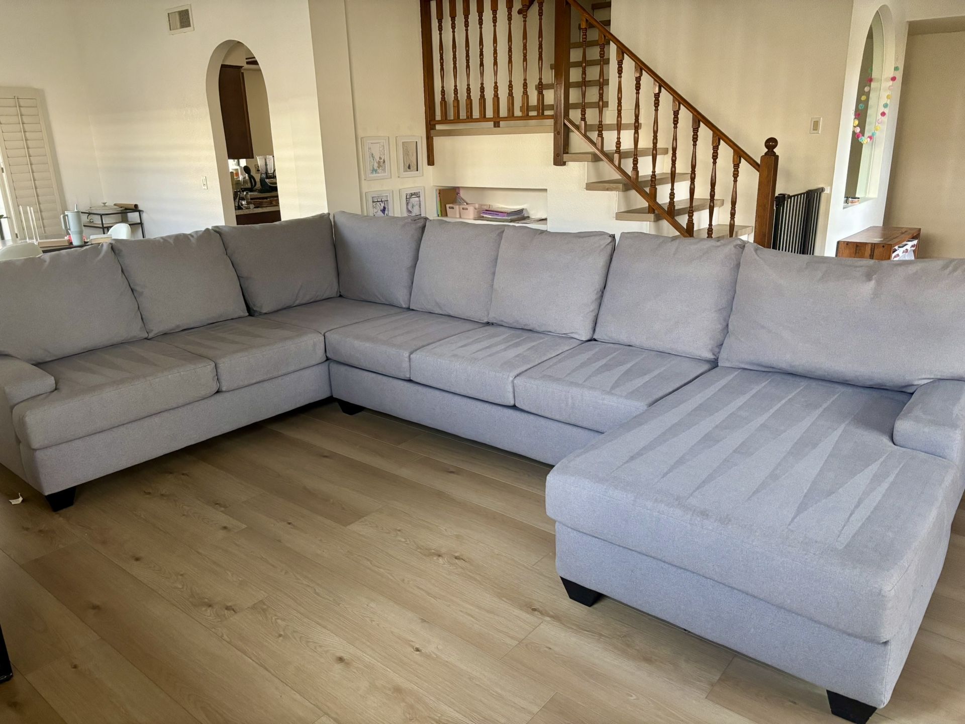 Living Spaces 3 Piece Sectional