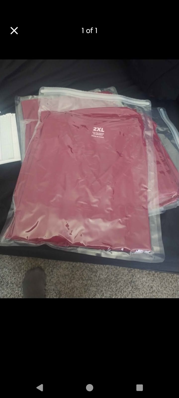 2x Brand New Scrubbsets Cozyfit Brand They Are Thin And Jogger Style Bottoms