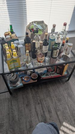 Two Piece Glass Table From Ebern Design