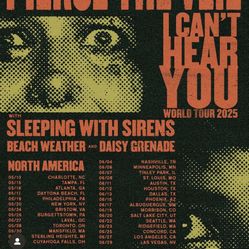 Two Lawn Tickets To Sleeping With Sirens, Pierce The Vail