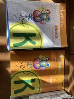 Horizons K Math Workbook 1 And Teachers Guide