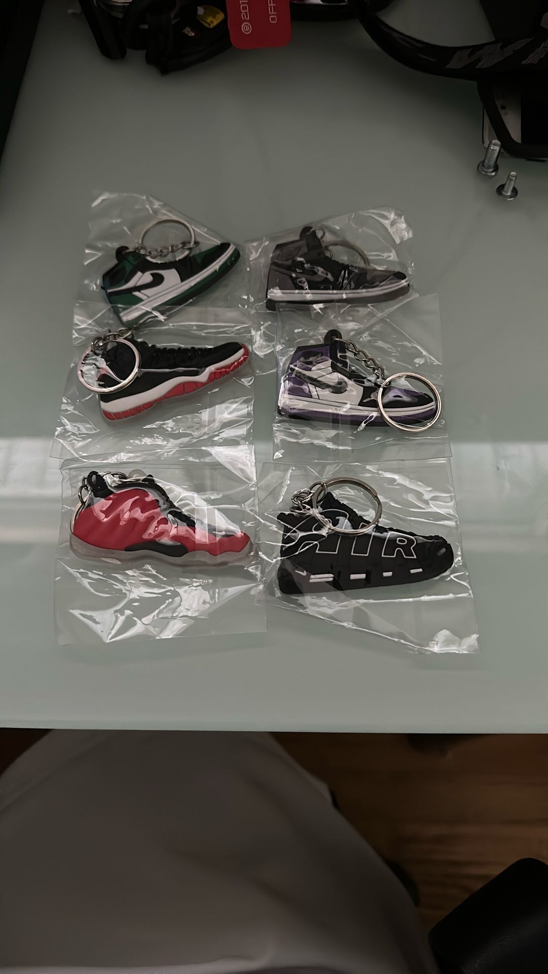 6 Nike And Jordan Keychains