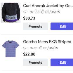 New Gotcha Mens Clothing 