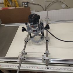 Router slab flattening jig