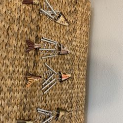 Mini Fish Wind Chime Set of 4 Ornaments - Cabin Home Decor ! 
