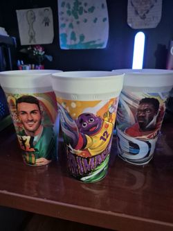 McDonald's collectable world cup cups