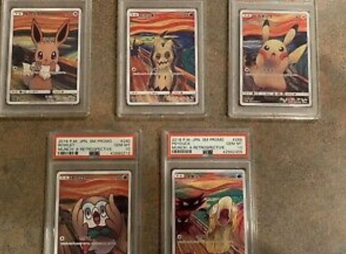 2018 Pokemon Japanese Promo Scream Munch A Retrospective COMPLETE SET PSA 10 LOT
