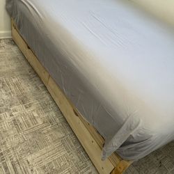 Queen Sized Mattress + Bed frame 