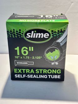 Extra Strong Self-Sealing Bicycle Inner Tube 16-inch wheels 16" x 1.75–2.125"