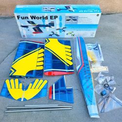 Fun World EP Model Airplane Kit The World Models