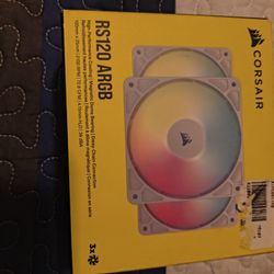 Corsair Ra 120 Mm Rgb Fans New  3 Pack White Color 