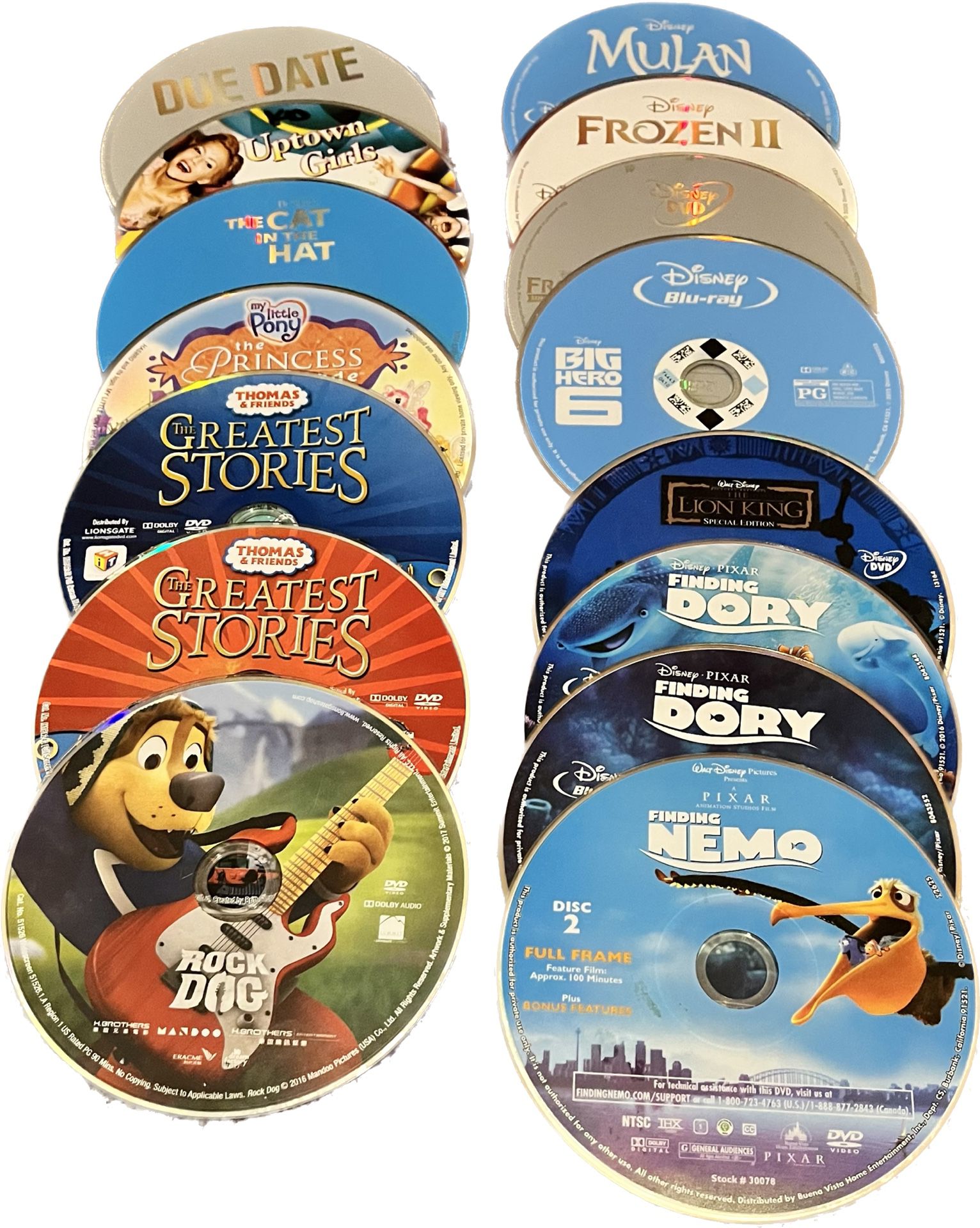 26 Assorted Family Movies - DVD & Blu-ray Mix