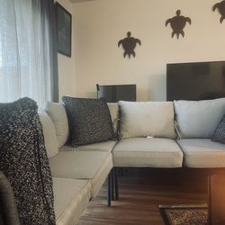 Sectional Light Easy To Move  Perfect Size! 