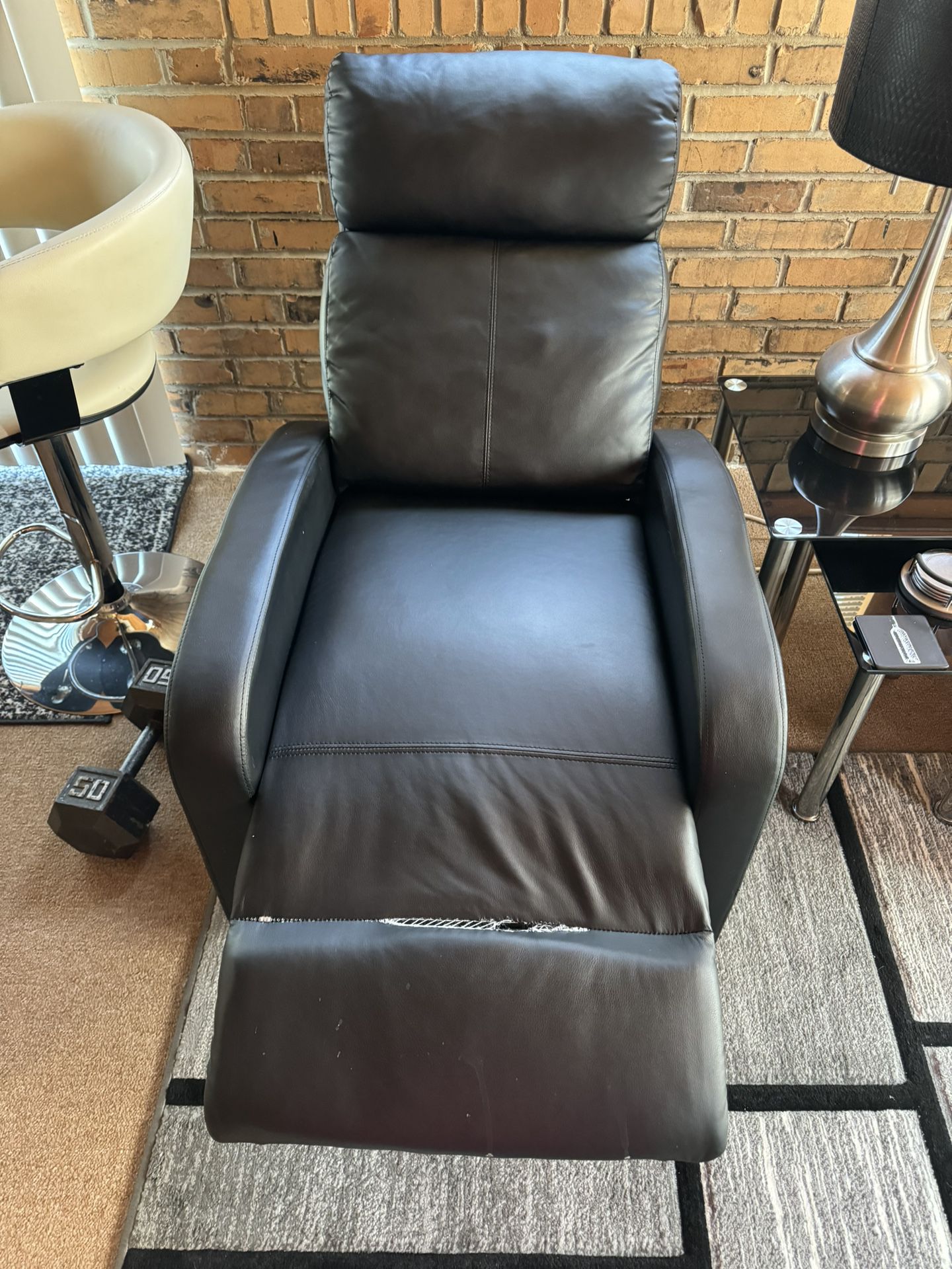 Manual Recliner With Massage Remote