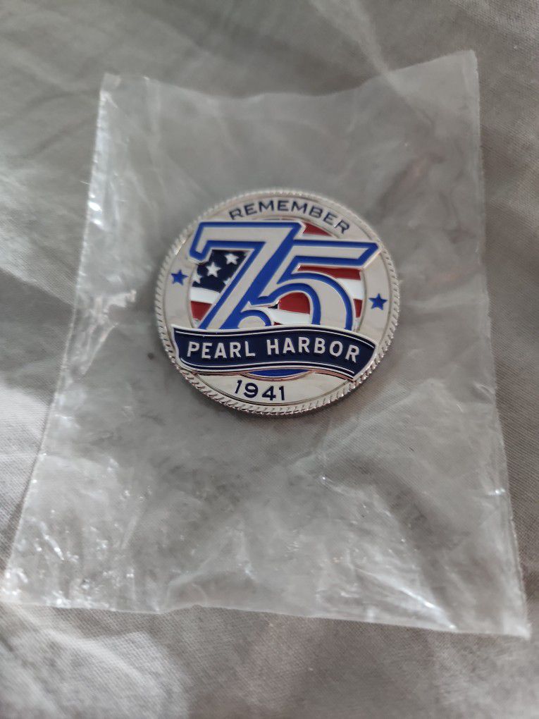 Uss Arizona 75th  Pearl Harbor Coin