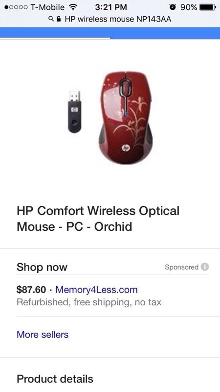 HP Wireless mouse