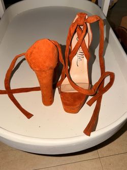 Burnt sienna platforms