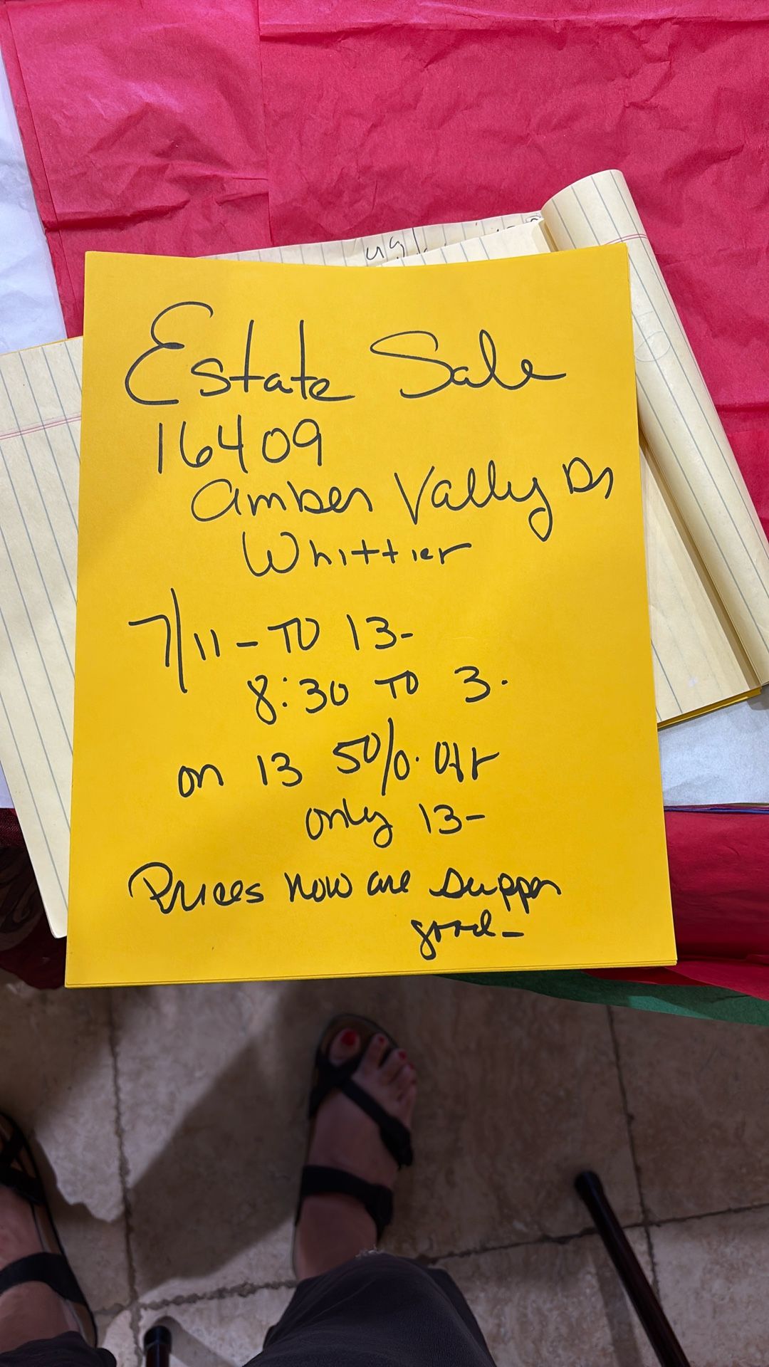 Estate Sale On Whittier