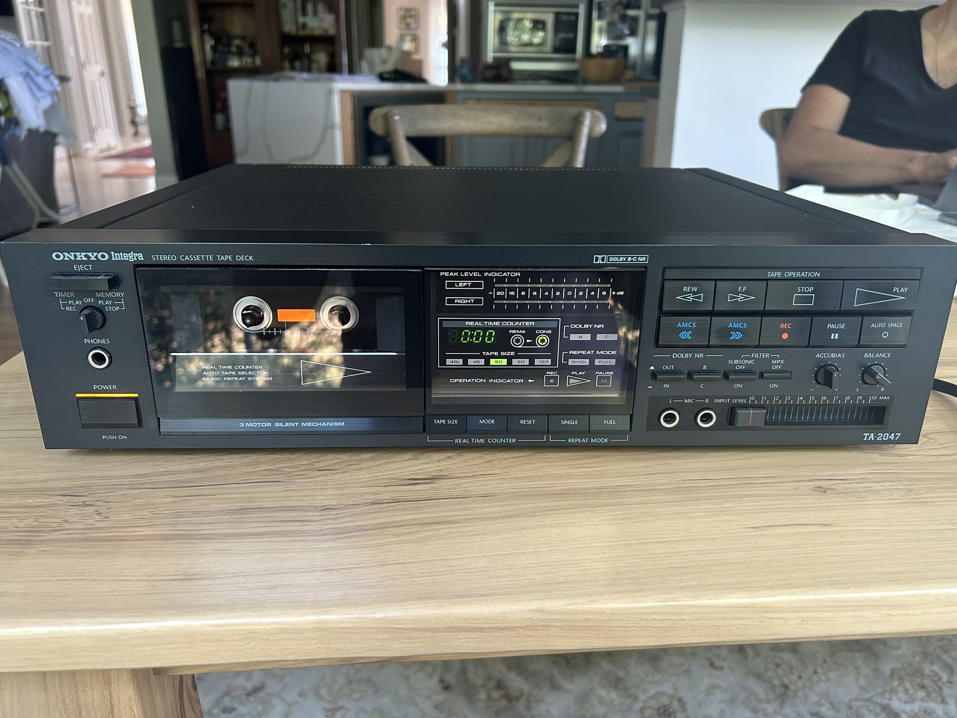 Onkyo Integra TA-2047 Stereo Cassette Tape Deck