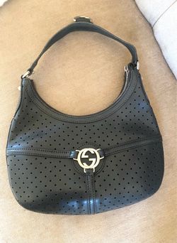 Black Leather Purse