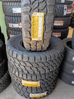 35×12.50R17 LT GROUNDSPEED MT NEW tires and for 4 llantas nuevas instaladas y balanceadas open day 7