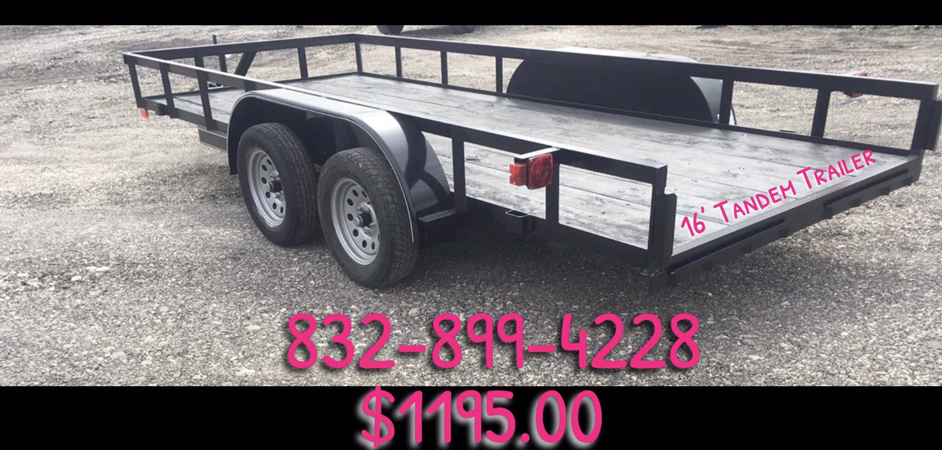 Trailers For Sale ⭐️ 16’ Tandem Utility Trailer