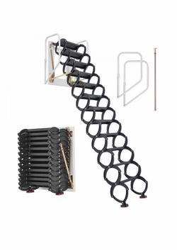VEVOR 9.5’-10’ Attic Ladder 660LBS capacity
