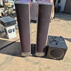 polk audio rti10 tower speakers cherry Woolwich Subwoofer 