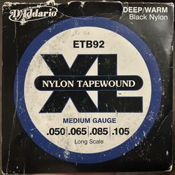 D’Addario ETB92 Tapewound Bass Guitar Strings Long Scale -50 -105