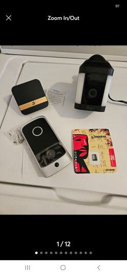 Ring Security Camera with Doorbell and Accessories