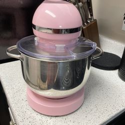 Pink Aucma Stand Mixer